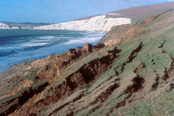 Soft cliffs at Compton
